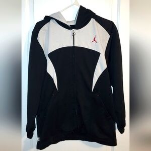 Jordan Men's Small Zip Up Hoodie - Black White Red